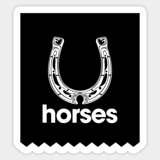 Sporty Horses Logo Sticker